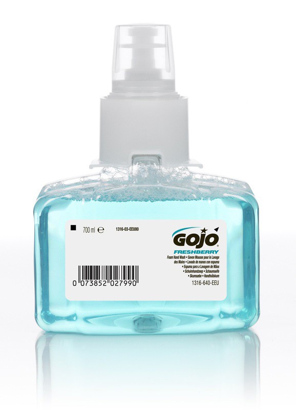 GOJO 1316 LTX-7 Freshberry Foam Hand Wash 700ml - Case of 3