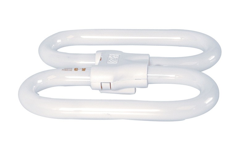 28w 2D 4 Pin Compact Fluorescent Lamp