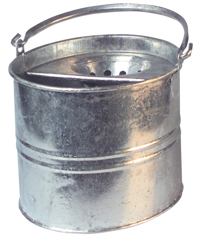 10ltr Galvanised Steel Mop Bucket