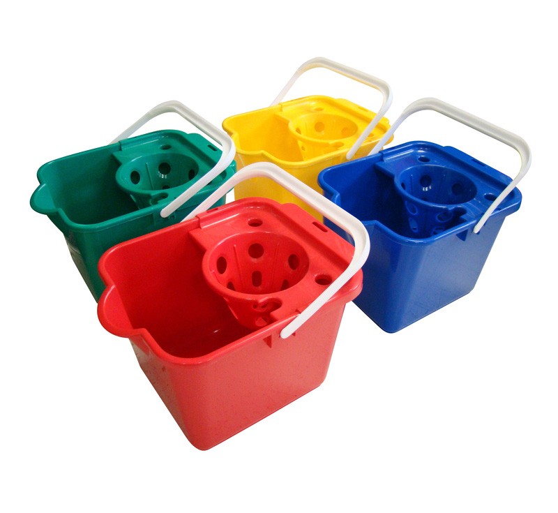 Addis 9Ltr Plastic Mop Bucket - Colour Coded