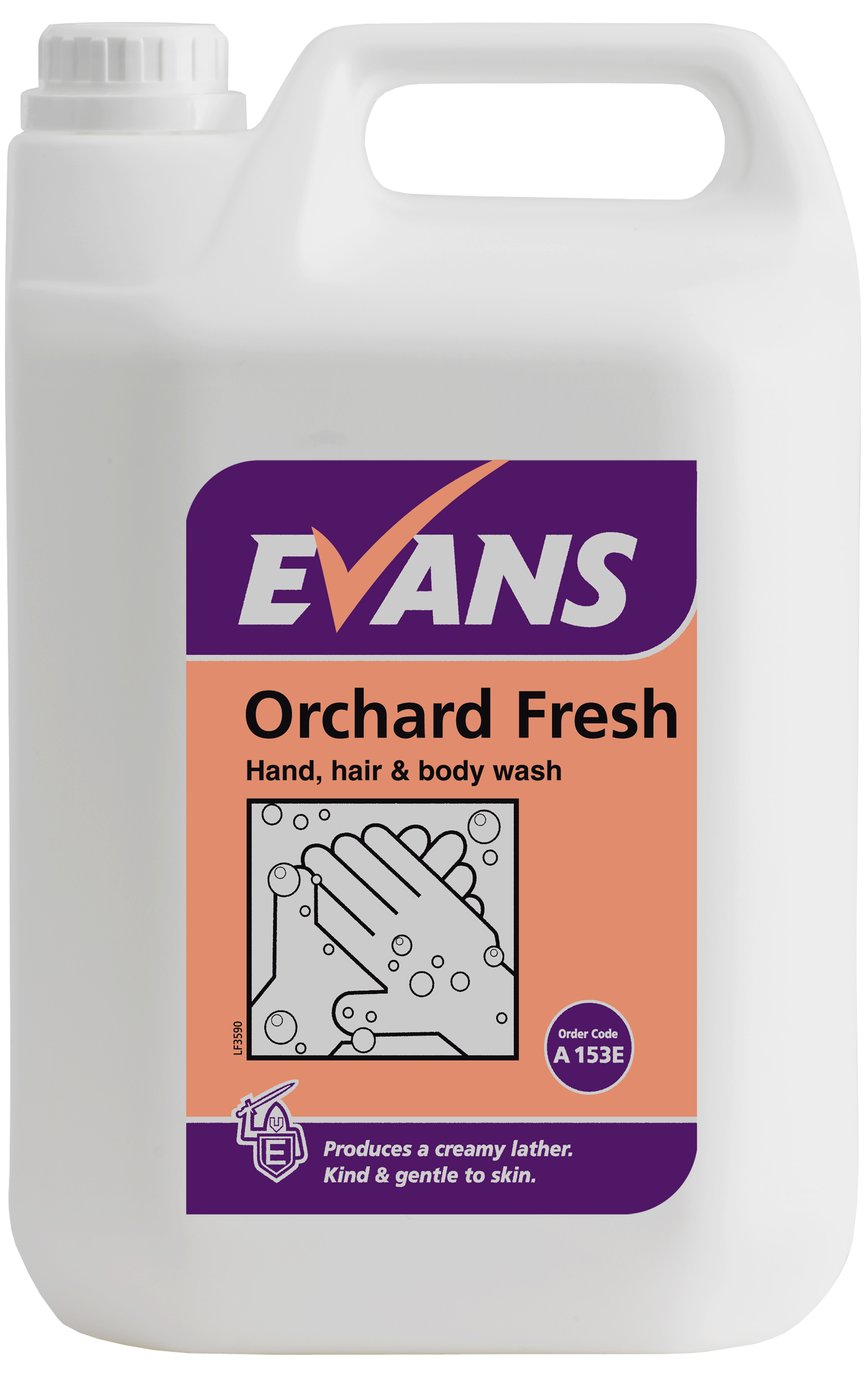Evans Vanodine Orchard Fresh Hand Soap 5ltr