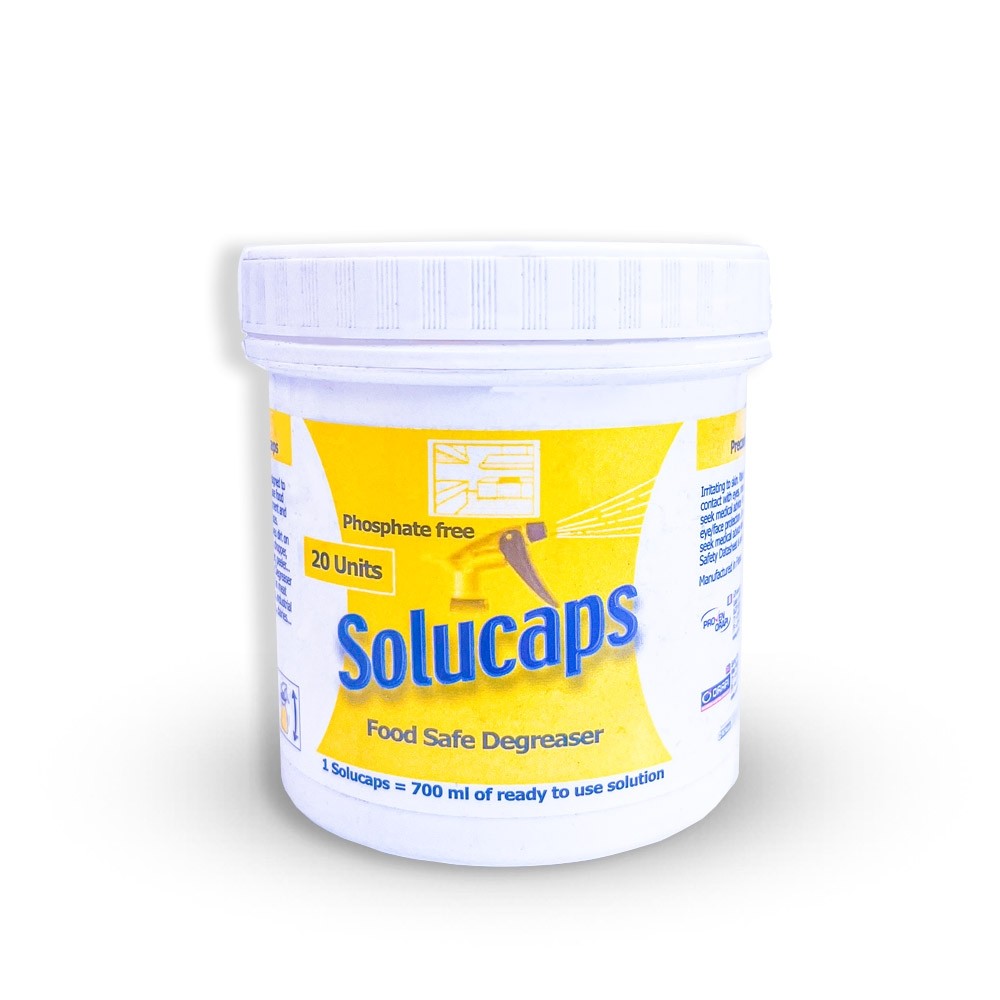 Solucaps Food Safe Degreaser - 20 Doses System Hygiene 