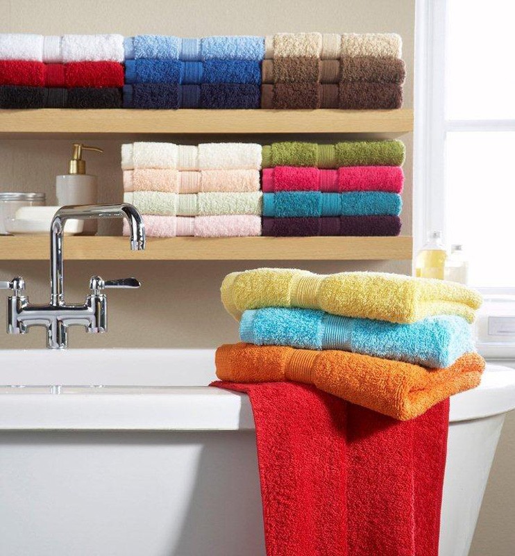 Classic Terry Cotton Face Towels - Pack of 6