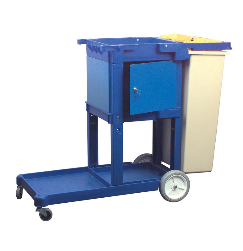 Lockable Safebox for Mobile Janitorial Trolley