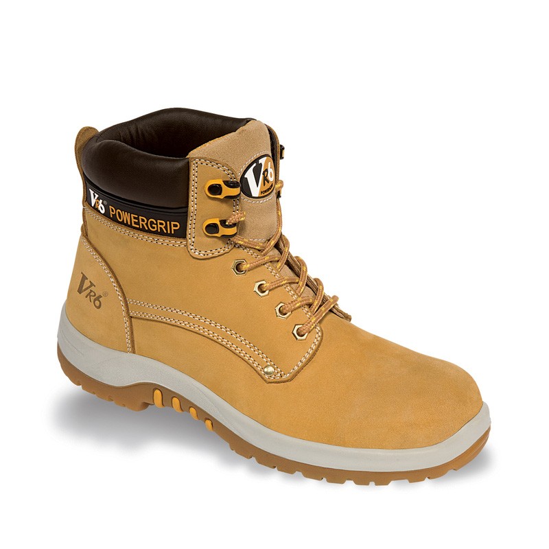V12 VR6 Puma Honey Nubuck Hiker Safety Boot - Avaialable In Sizes 3-13