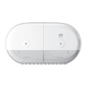 682000 Tork SmartOne® Twin Mini Toilet Roll Dispenser White (T9) 