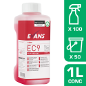 Evans EC9 Washroom Bactericidal Cleaner & Descaler (Super Concentrated 1L)