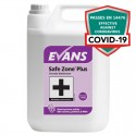 Evans Vanodine Safe Zone Plus Virucidal Cleaner Disinfectant 5ltr