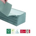 Heavyweight 1ply Green Interleaved Paper Hand Towels - 4284  per Case