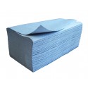 Sterling 1ply Blue Interleaved Paper Hand Towels - Case of 3000