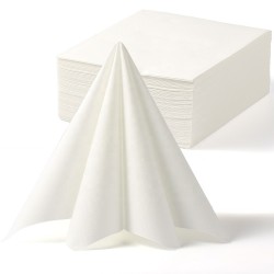 3-ply Dinner Napkin White 40cm x40cm - System Hygiene