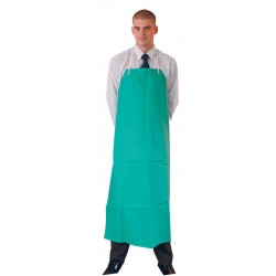 Green Chemical Resistant PVC Apron with Ties