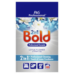BOLD PROFESSIONAL Powder Detergent Lotus Flower & Water Lily 100 Washes 6.5kg