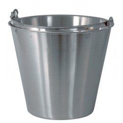 12ltr Stainless Steel Bucket With Base Lip