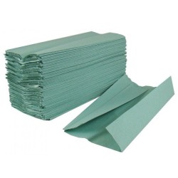 Green C-Fold Paper Towels 