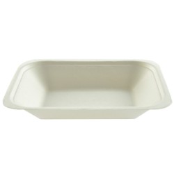 Bagasse Medium Chip Tray - Compostable System Hygiene