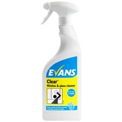 Evans Vanodine Clear Window Cleaner RTU 750ml 