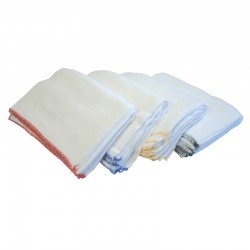45x25cm (18x10") Bleached Dishcloths - Pack of 20 - Colour Coded