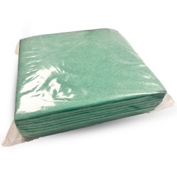 Green Needlefelt Wiping Cloths Pack of 10 System Hygiene 