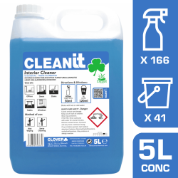 Clover CleanIT Concentrated Interior Cleaner 5ltr 
