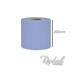 Raphael®1 Ply Blue Roll Towel Paper  