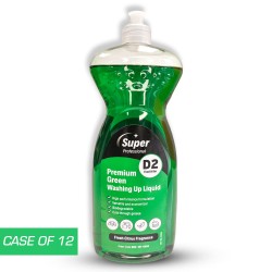 Green Liquid Detergent Case of 12 System Hygiene 