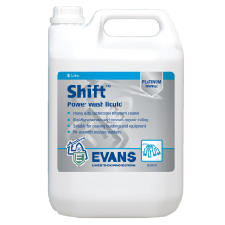 Evans Vanodine Shift Heavy Duty Power Wash Liquid 5ltr