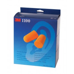 3M 1100 Disposable Ear Plugs - Box of 200 Pairs