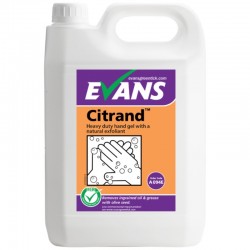 Evans Vanodine Citrand Heavy Duty Hand Gel with Olive Seed 5ltr