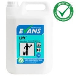 Evans Vanodine Lift Unperfumed Heavy Duty Cleaner & Degreaser 5ltr 