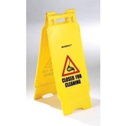 Plastic Folding Closed For Cleaning Sign