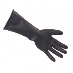 Black Heavy Weight Rubber Gloves