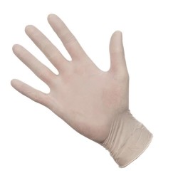 Latex Powder Free Disposable Gloves - Box of 100 