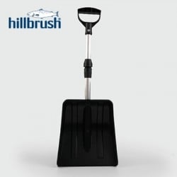 Hillbrush - 340mm x 300mm D-Grip Telescopic Shovel (690mm extends to 835mm)