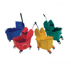 31Ltr Big Mouth Kentucky Mop Bucket and Wringer - Colour Coded