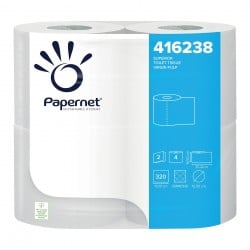 Papernet 2-Ply White Premium 320 Sheet Toilet Rolls