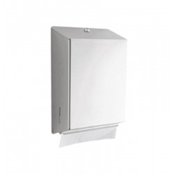 Large Polished Stainless Steel Multi-Use Paper Towel Dispenser