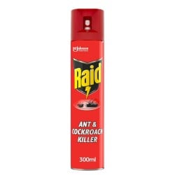 Raid Ant & Cockroach Killer (300ml Aerosol) 
