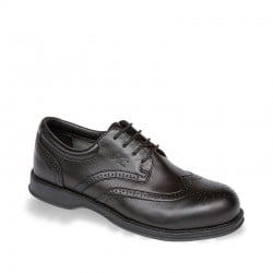 V12 Diplomat Black Executive Brogue Safety Shoe - Available In Sizes 6-12