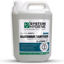 System Hygiene Glassware Sanitiser Detergent 5Ltr