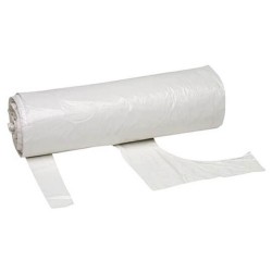 White Disposable Polythene Aprons on a Roll - 200 per roll
