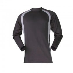 Black Thermal Baselayer Long Sleeve Vest - Available in Sizes Small - XX-Large
