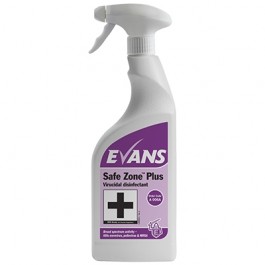 Evans Vanodine Safe Zone Plus Disinfectant 5ltr