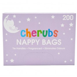 Nappy Bags Fragranced with Tie Handles