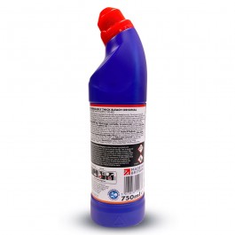 Easy Thick Bleach 750ml Back of label with information