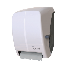 Raphael ® Lever Control Roll Towel Dispenser White