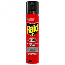 Raid Ant & Cockroach Killer (300ml Aerosol) Alternative Packaging