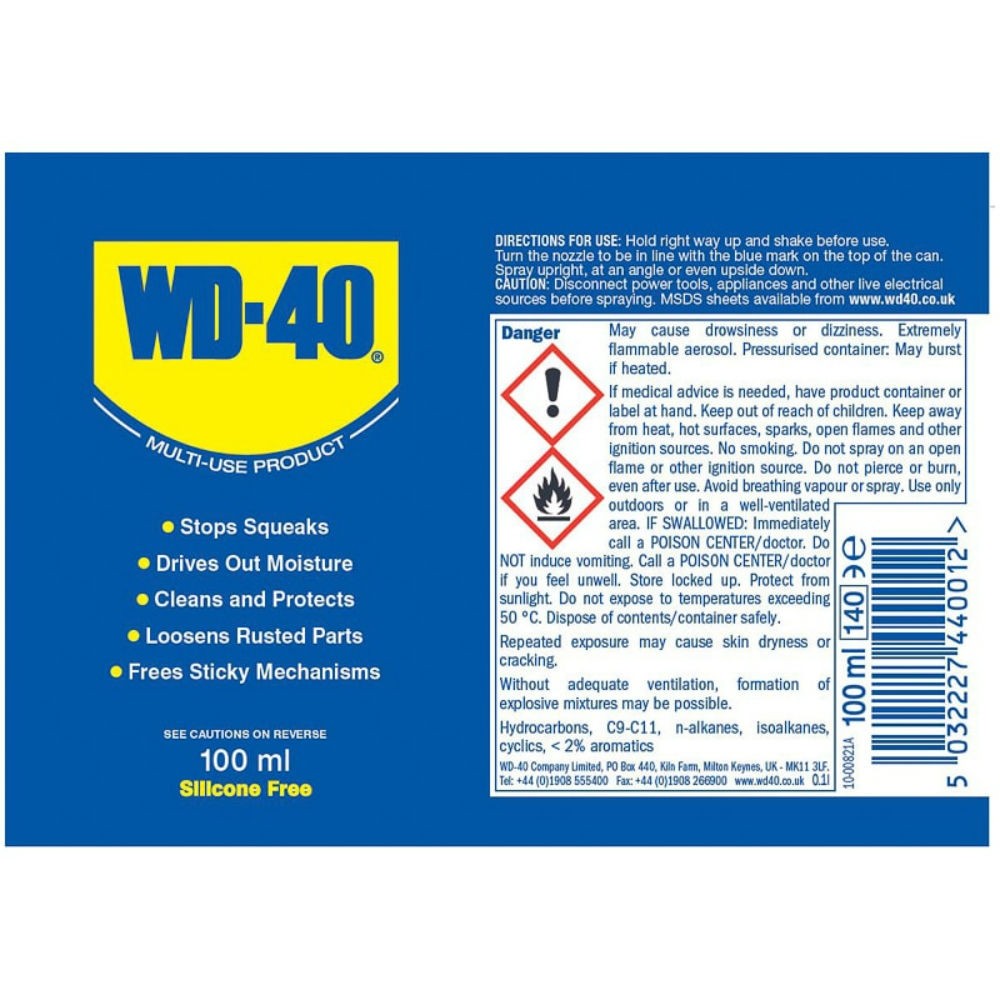 D40 MultiUse Product's Handy Can gives you the same lubricating and