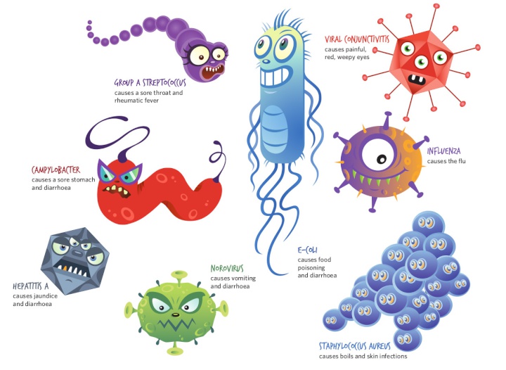 Germs перевод. Бактерии для детей. Стрептококки рисунок. Стрептококки мультяшное изображение. Карикатура стрептококки.